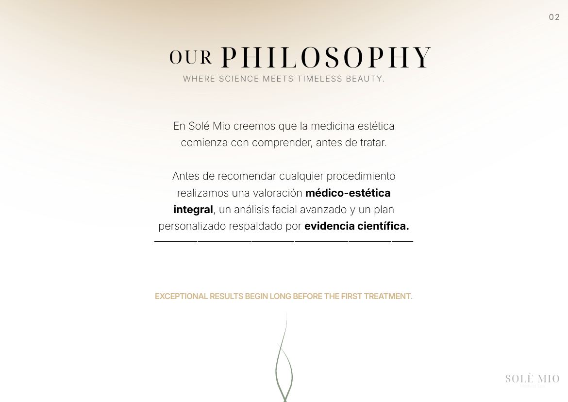 The Solè Mio Treatment Collection, página 2