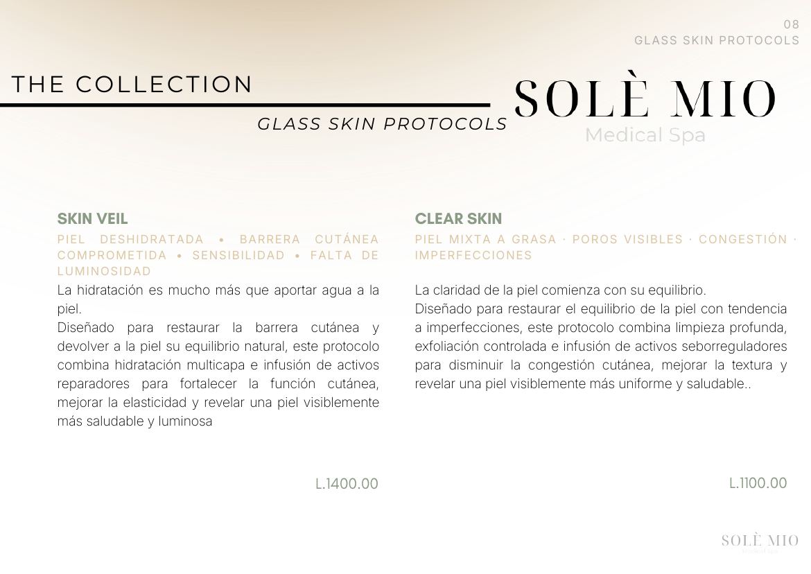 The Solè Mio Treatment Collection, página 8