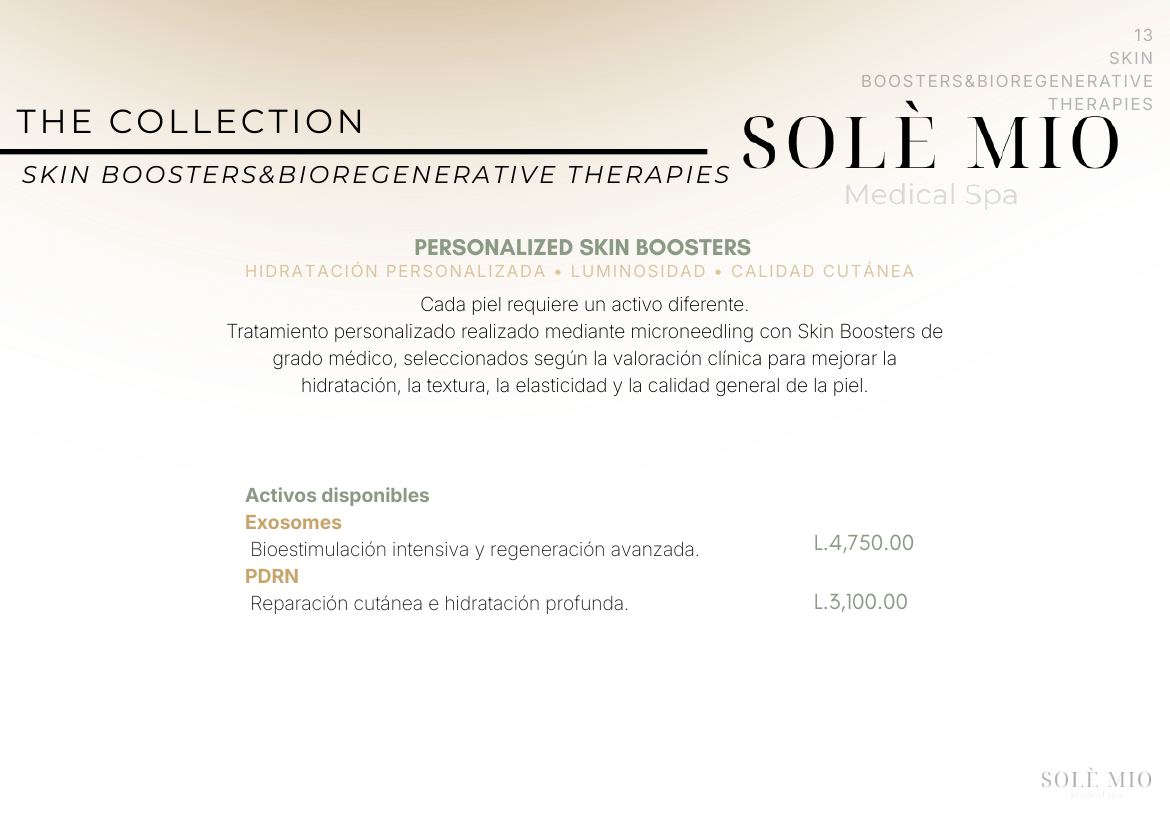 The Solè Mio Treatment Collection, página 13
