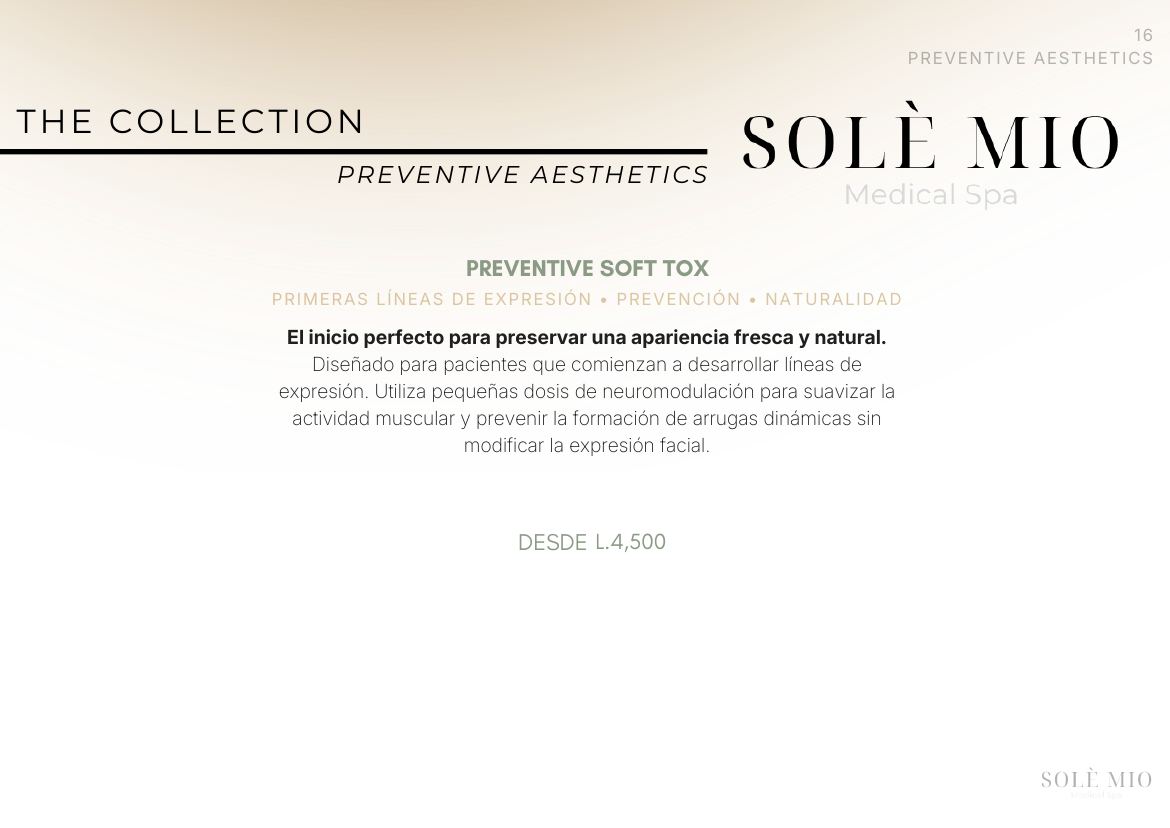 The Solè Mio Treatment Collection, página 16